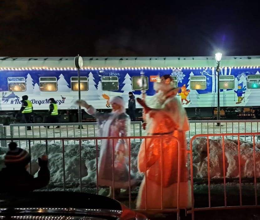 Поезд Деда Мороза вернулся на постоянную «парковку» в Сортавале и ждет гостей