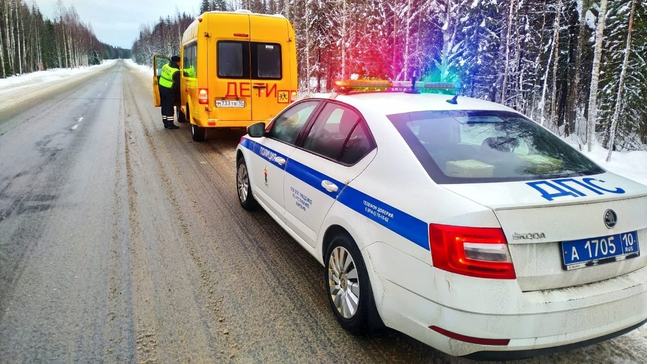 Водителей школьных автобусов в Карелии ждет проверка ГИБДД