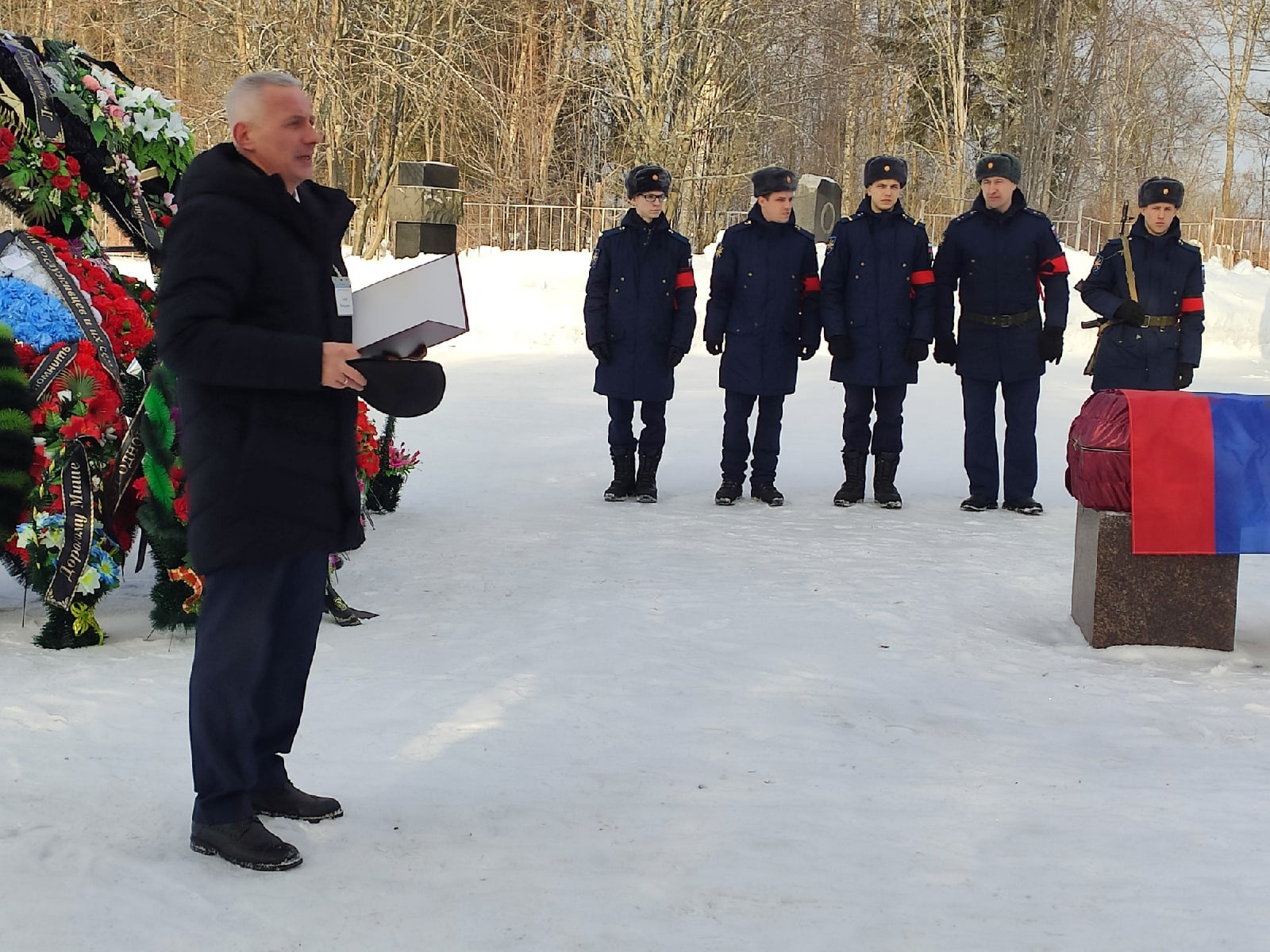 В Петрозаводске простились с гранатометчиком, погибшим в зоне СВО