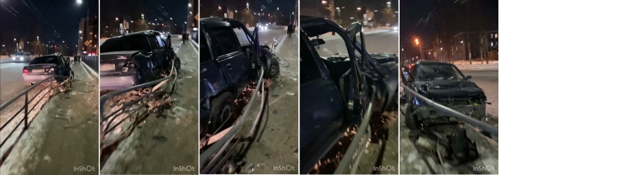 В Петрозаводске пешеход перепрыгнул через забор, спасаясь от вылетевшего на тротуар автомобиля (ВИДЕО)