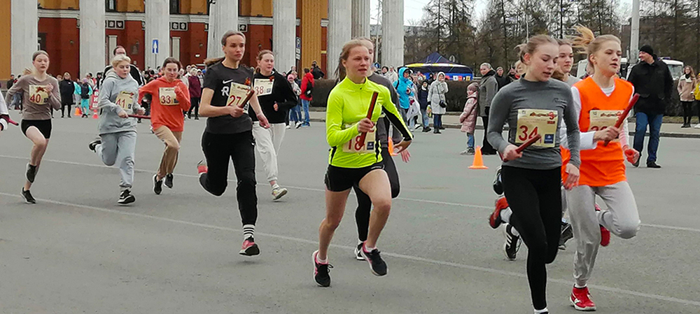 В честь Дня Победы любители спорта пробегут эстафету в центре Петрозаводска
