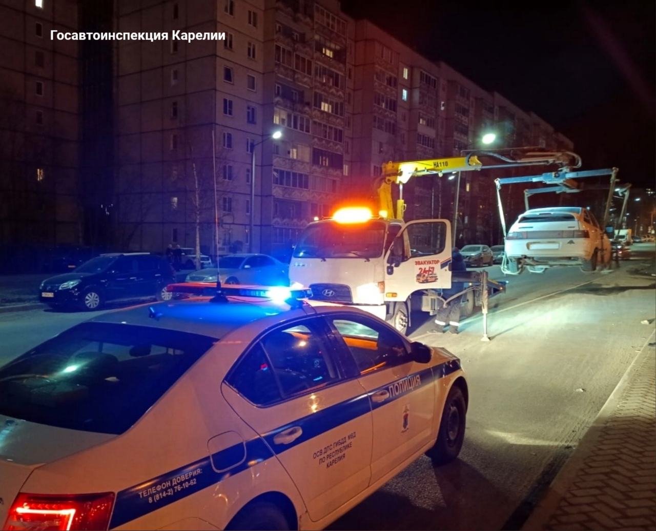 «Призрачный гонщик» в Петрозаводске остался без своего авто (ФОТО)