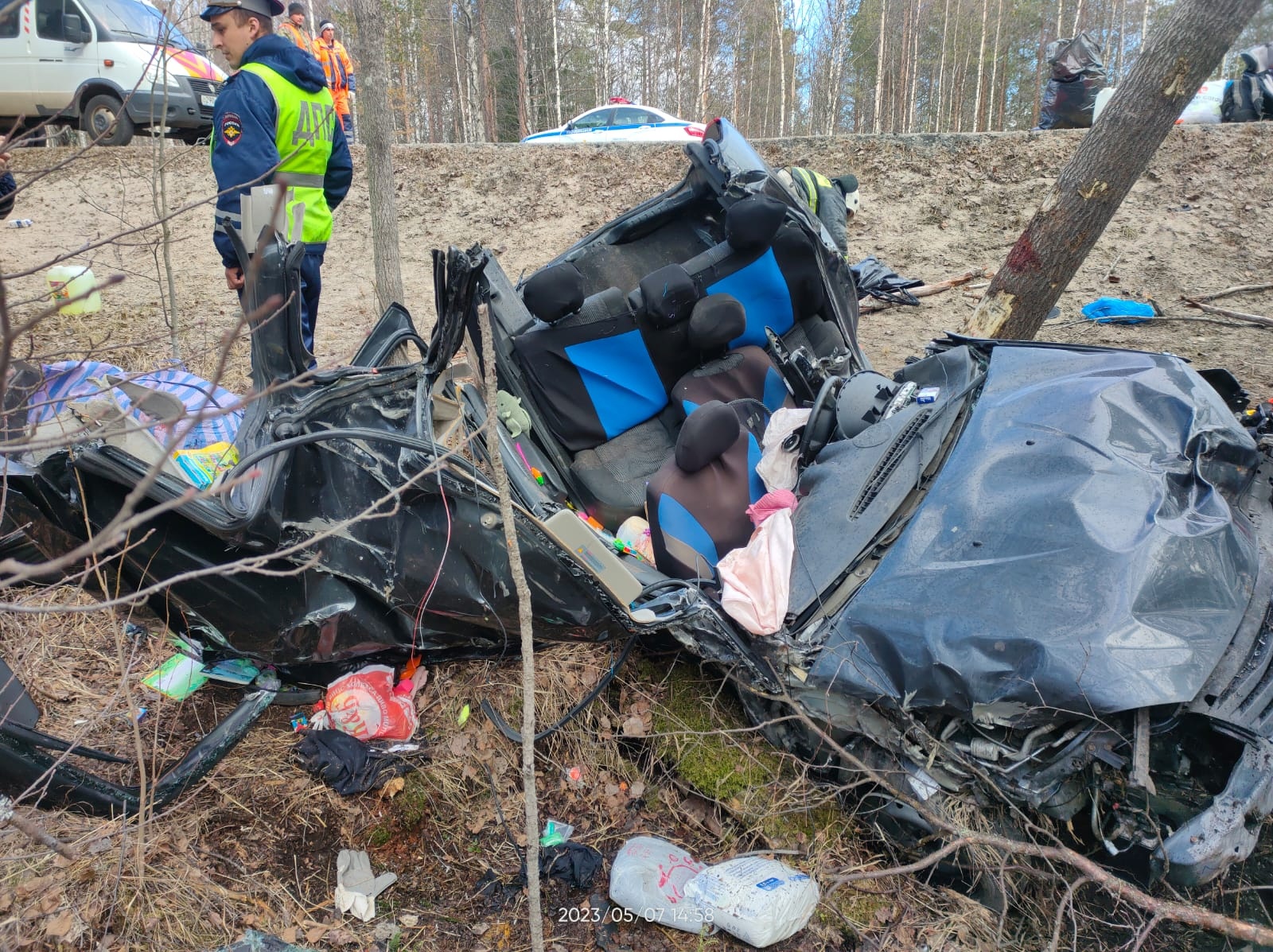 Водитель погиб в страшном ДТП на трассе в Карелии (ФОТО)