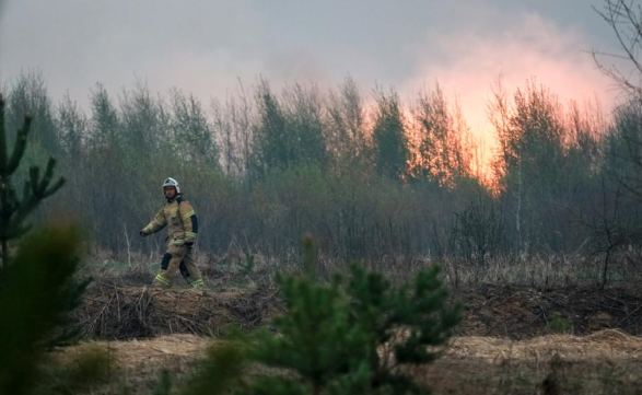 При тушении природного пожара в Тюменской области, куда отправились спасатели из Карелии, погиб человек