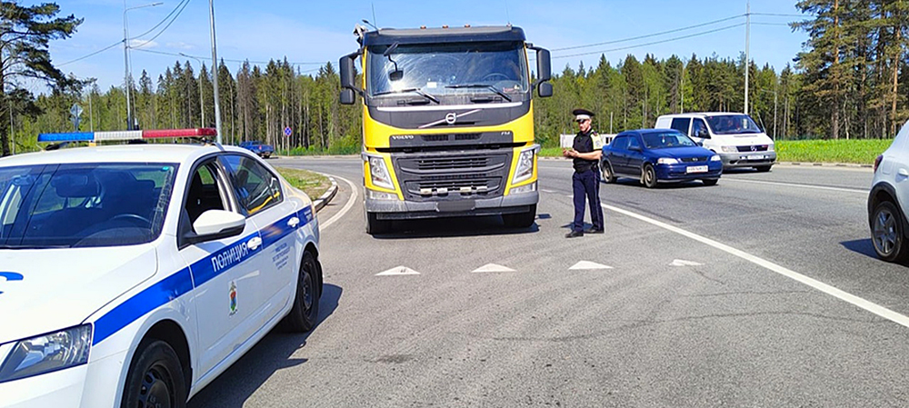В Петрозаводске остановили 15 нарушителей — водителей грузовиков