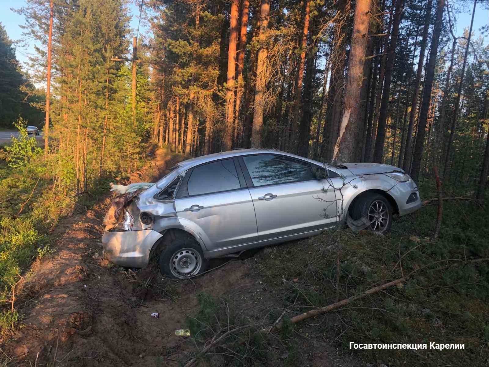 Автоледи попала в больницу после ДТП на юге Карелии