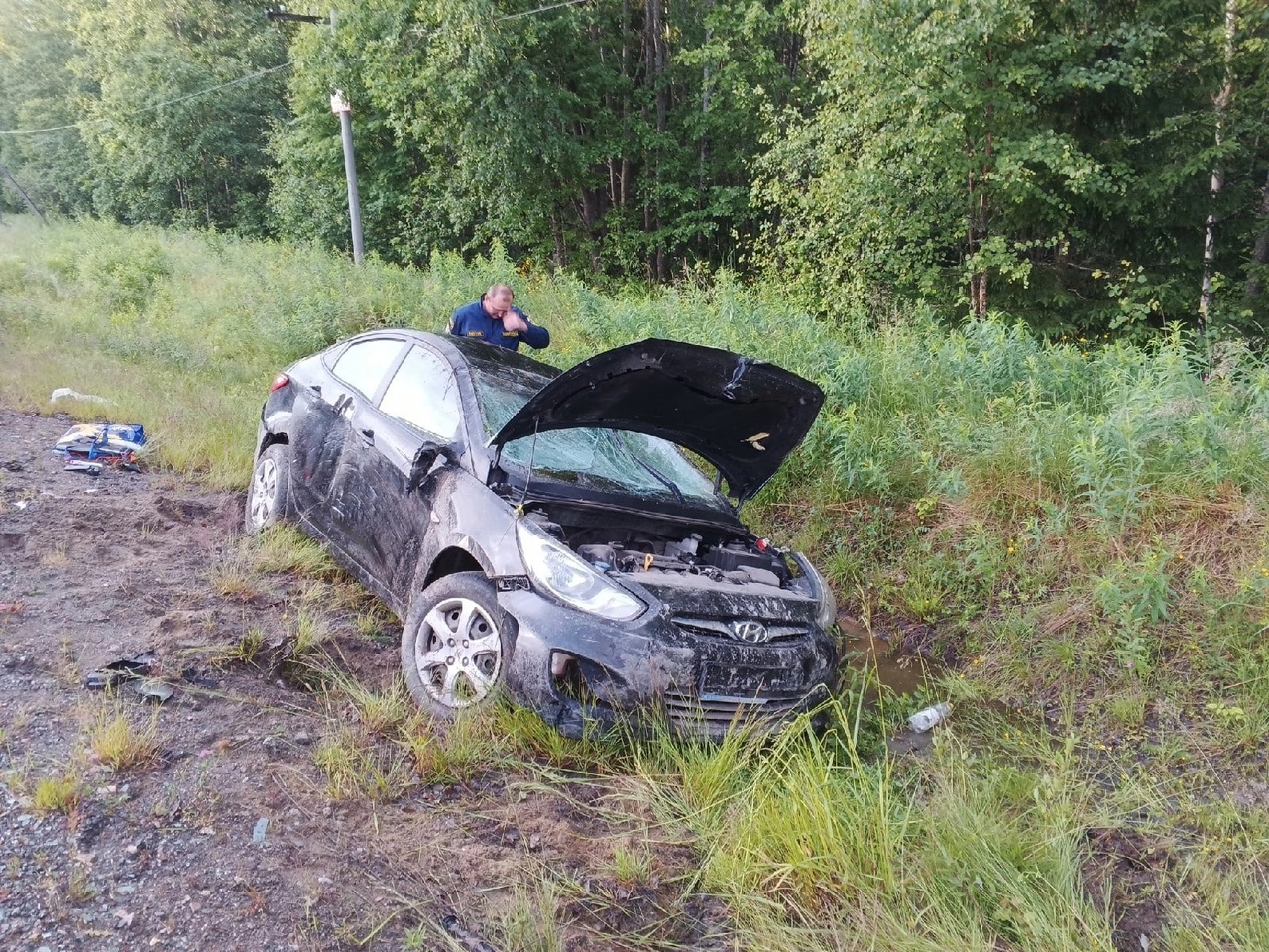 В ГИБДД рассказали, кто пострадал в ночной аварии на юге Карелии | СТОЛИЦА  на Онего