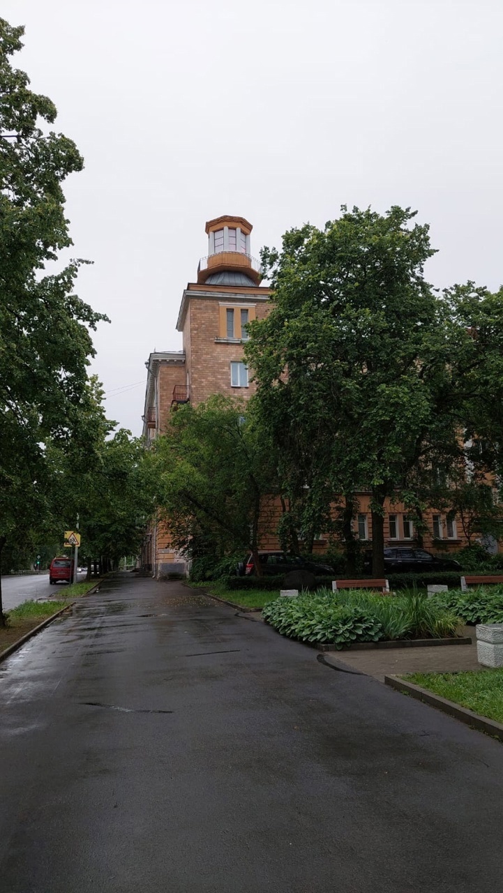 Башенка на доме в центре Петрозаводска станет маяком 