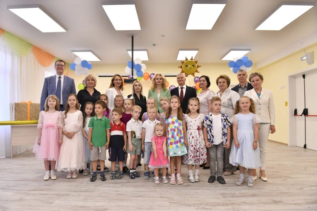 Вице-премьер РФ Татьяна Голикова вместе с Главой Карелии открыли новый детский сад в Петрозаводске