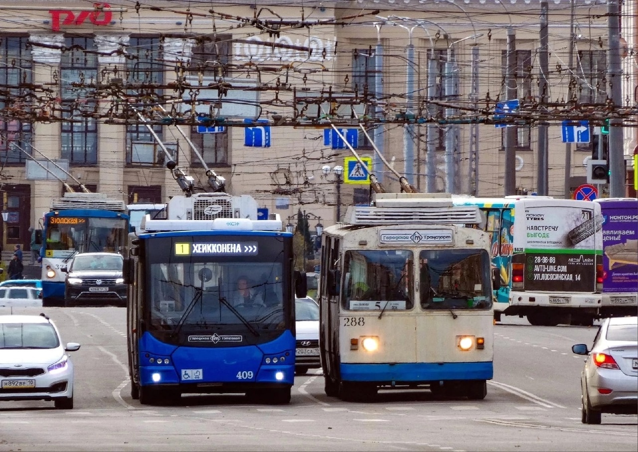 Власти Петрозаводска отменили троллейбусный маршрут из-за ремонтных работ в центре