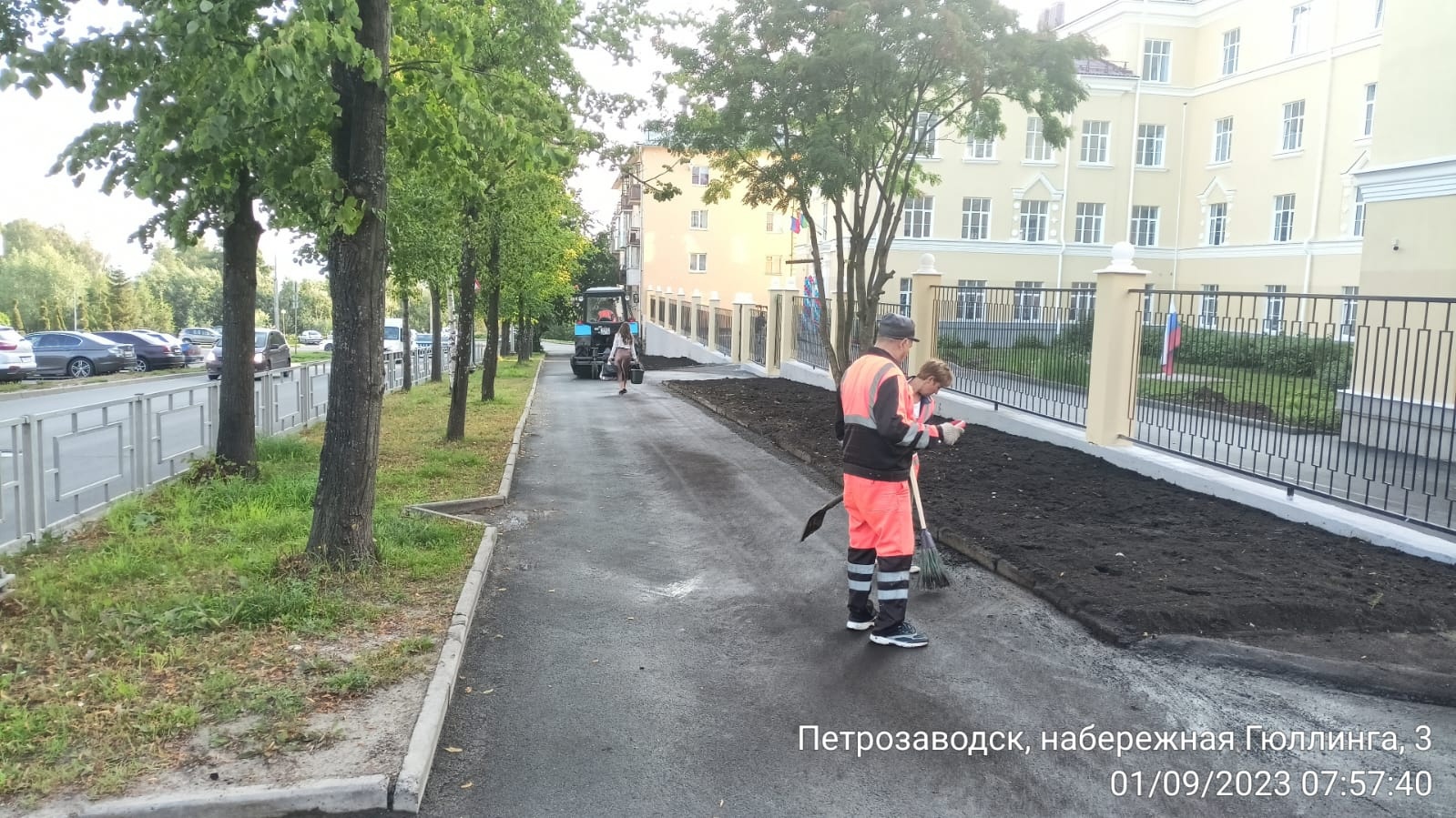 В Петрозаводске привели в порядок перекрестки | 02.09.2023 | Новости  Петрозаводска - БезФормата