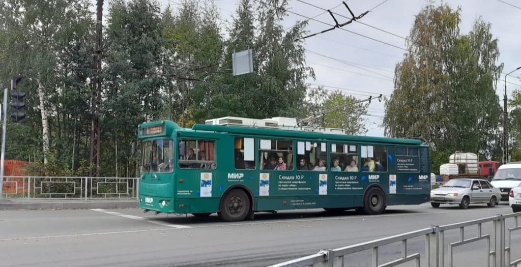 Троллейбусы изменят свои маршруты из-за земляных работ в Петрозаводске
