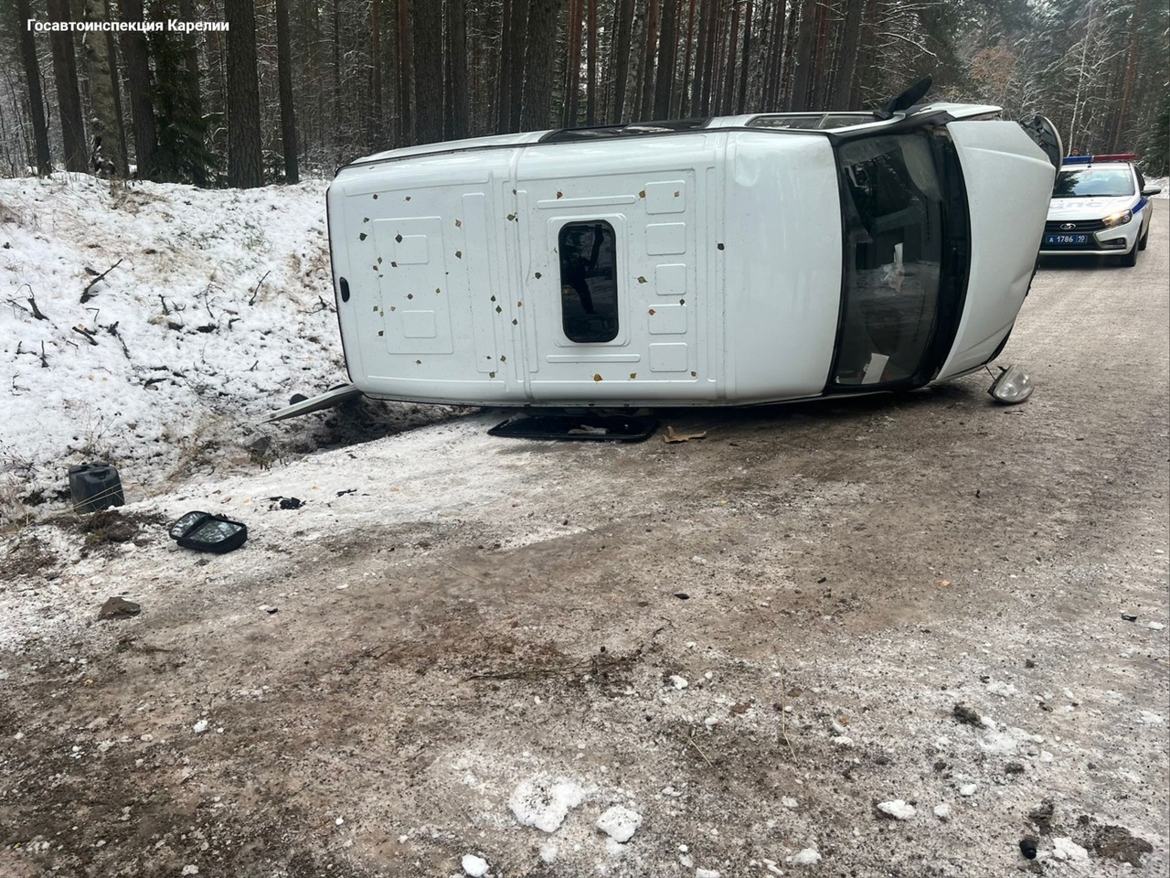 В Кондопожском районе Карелии водитель положил набок ГАЗель | СТОЛИЦА на  Онего