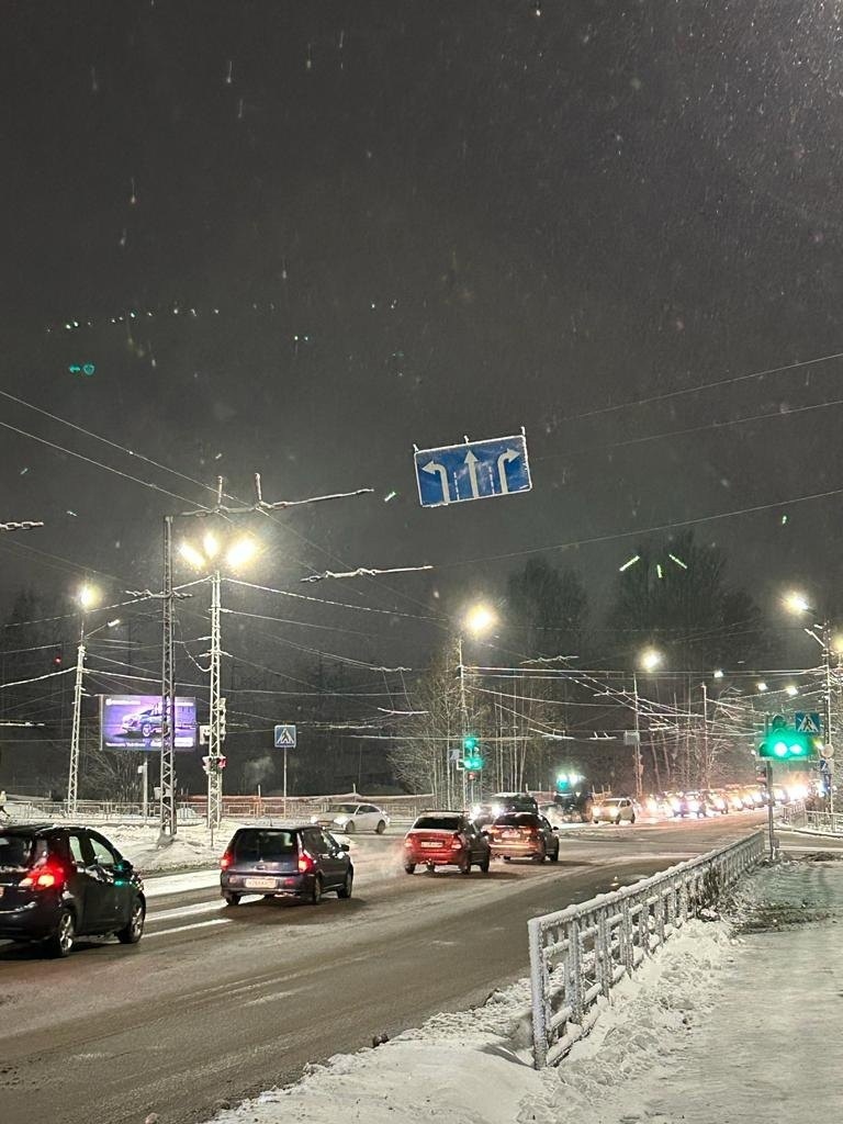 Светильники с высокой цветопередачей появились на шоссе в Петрозаводске