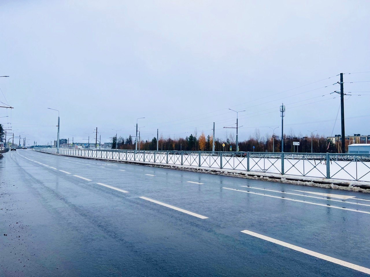 На реконструкцию Лососинского шоссе федеральный центр потратил около 1 млрд рублей
