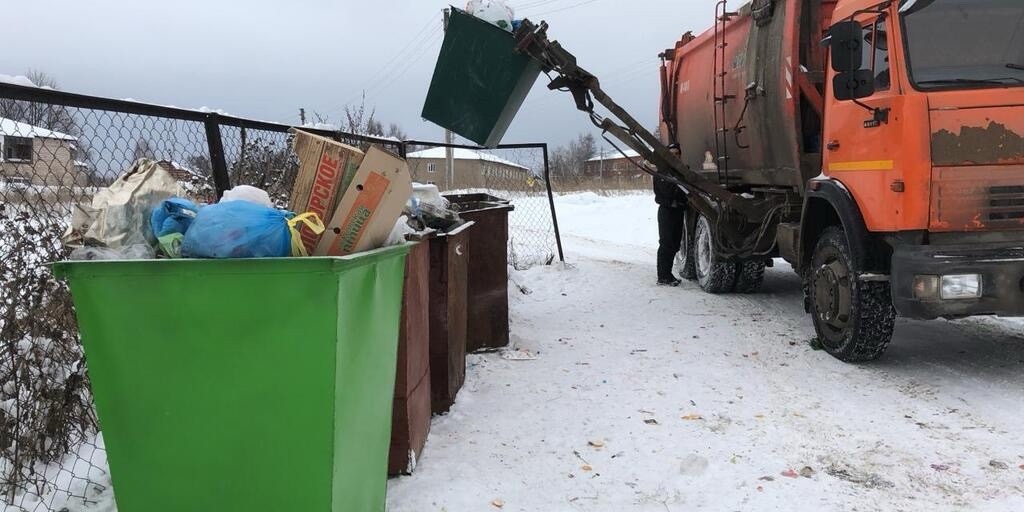 Из-за аномальных холодов в северных районах Карелии наблюдаются сложности вывоза мусора 