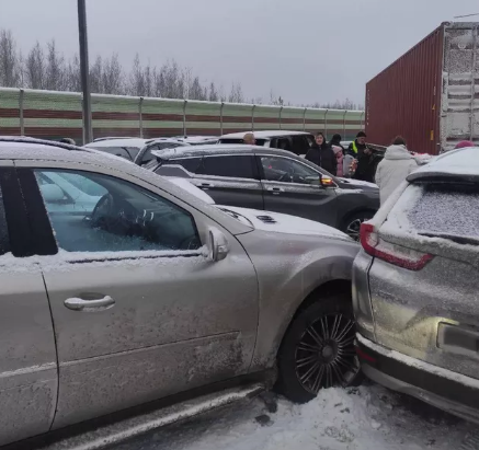В аварии с участием 50-ти авто в Новгородской области погибли люди
