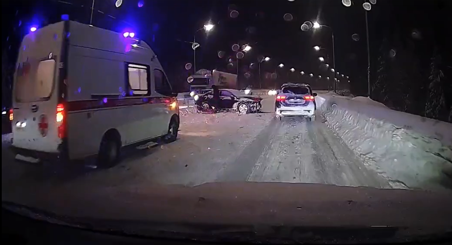 ДТП на опасной дороге произошло на подъезде к Петрозаводску