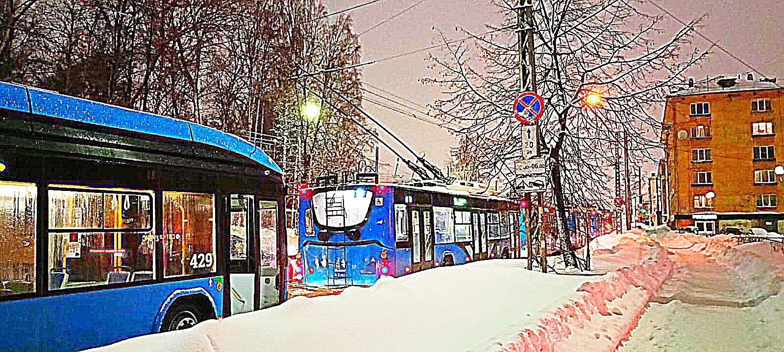 Власти Петрозаводска не могут убрать одну фуру с пути троллейбусов №№ 3 и 8