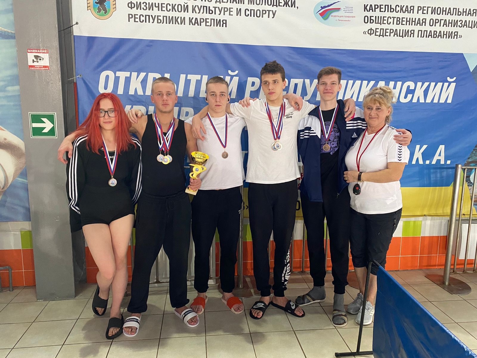 Спортсмены из города горняков завоевали десять медалей на чемпионате Карелии по плаванию