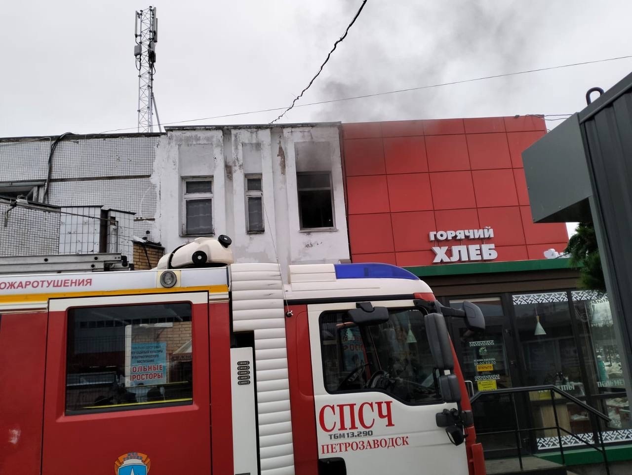 Торговый центр «Ритм» снова горел в Петрозаводске 