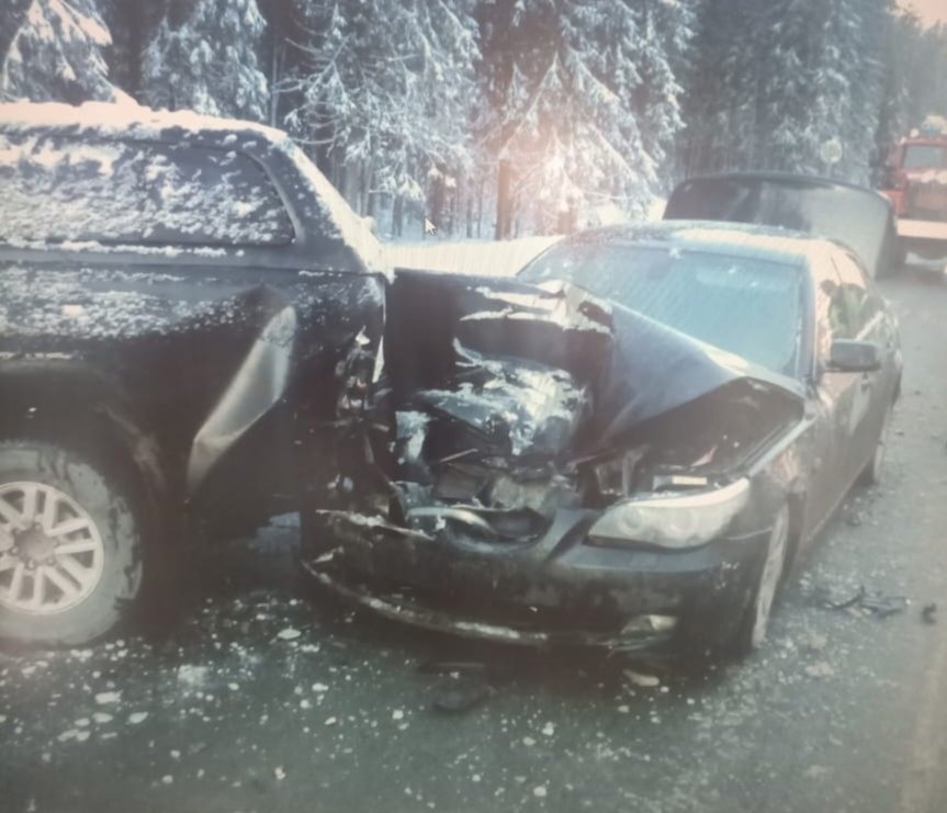 Массовая авария произошла на трассе в Карелии