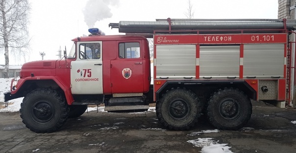 В Карелии выразили благодарность пожарной части