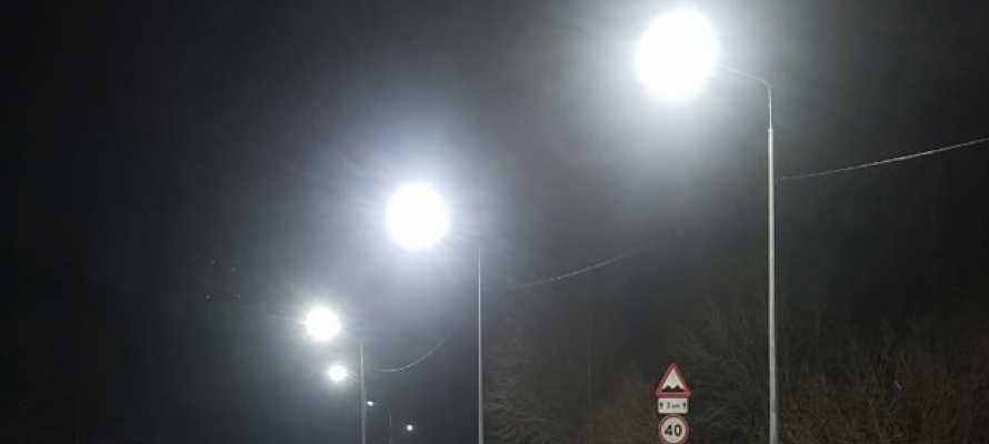 В Карелии осветили два новых участка федеральных трасс