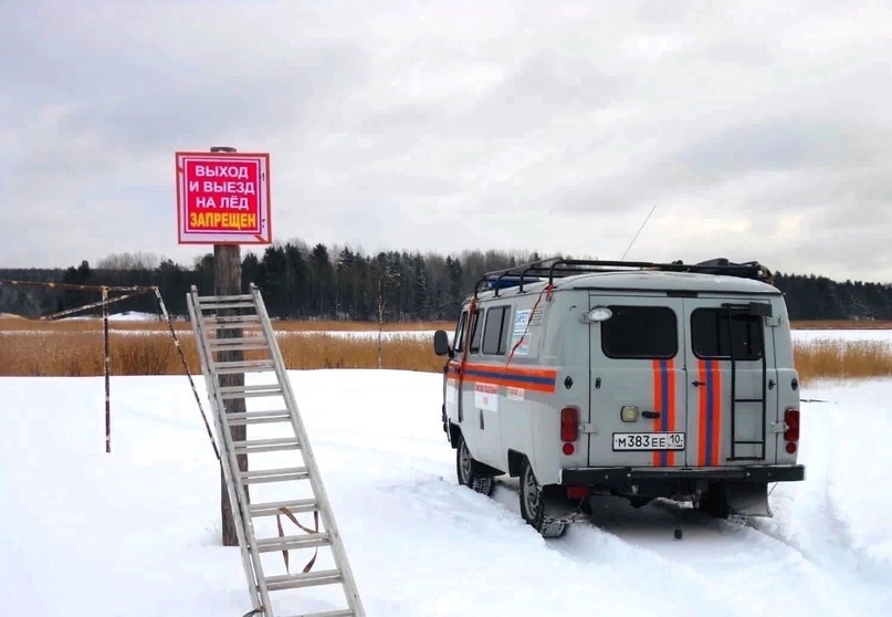 В одном из районов Карелии закрыли ледовые переправы 