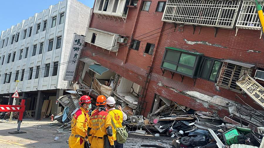 В Китайской Республике произошло сильнейшее за последние 25 лет землетрясение