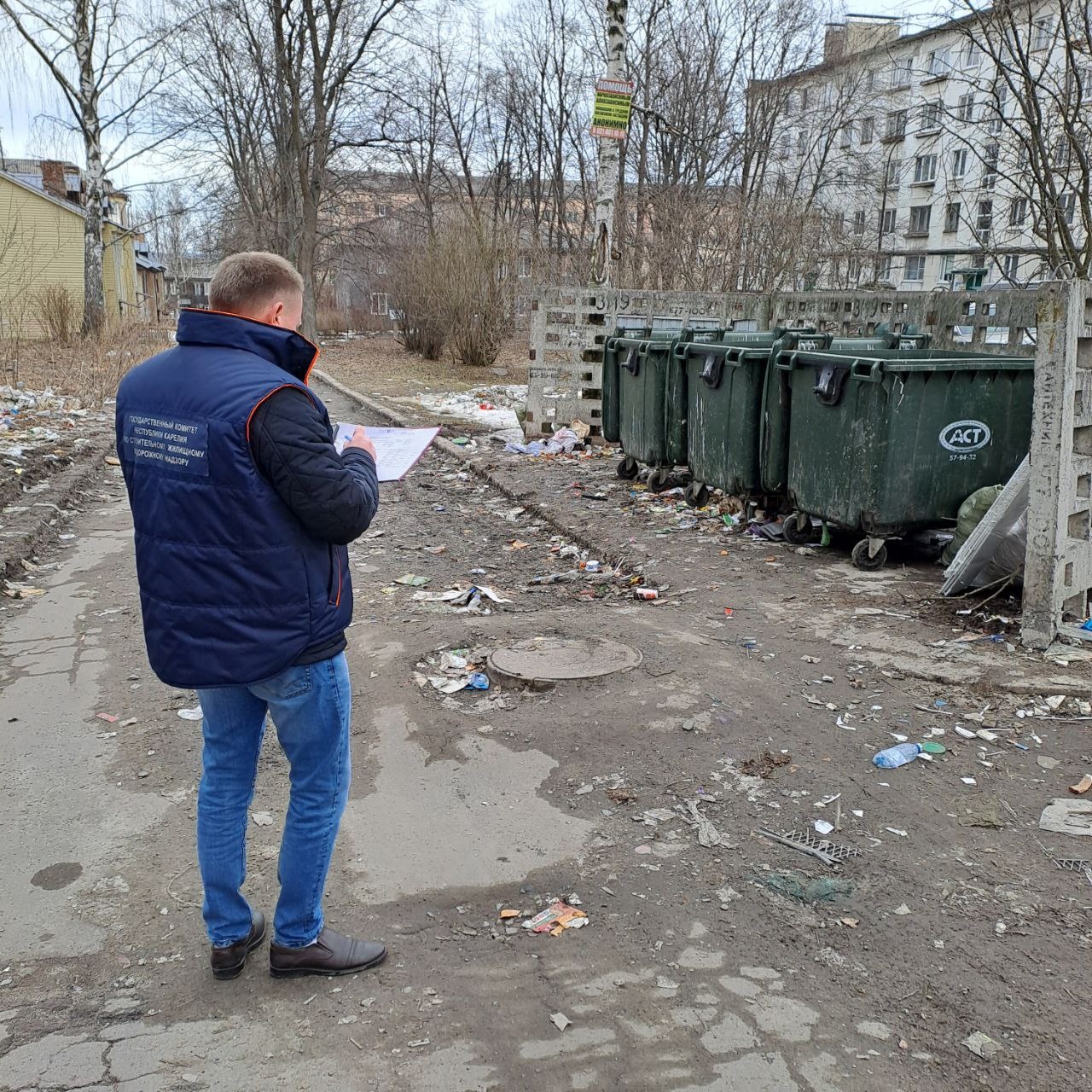 Правила хранения бытовых отходов в Карелии нарушаются повсеместно 