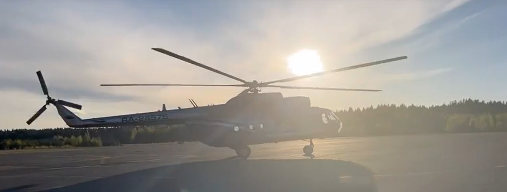 В Сенную Губу можно добраться вертолетом