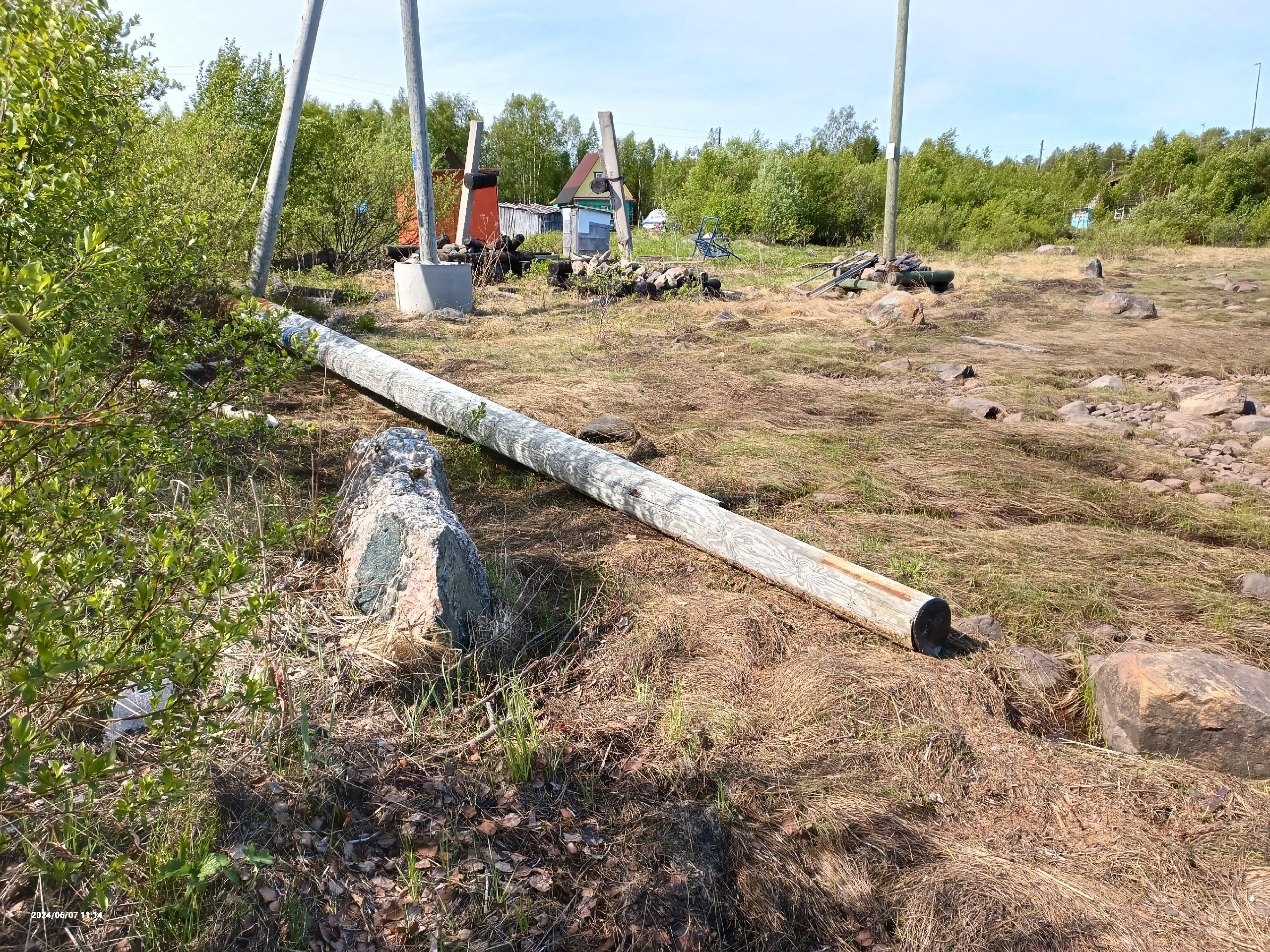 Электроснабжение старинной деревни на севере Карелии восстановлено