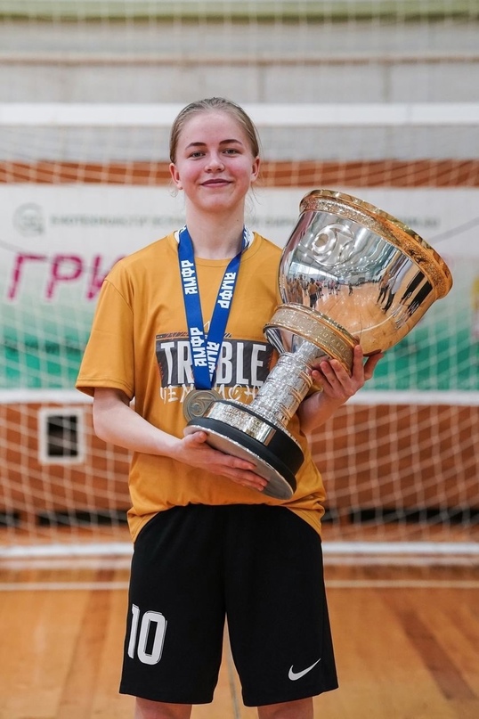 Юная олончанка стала лучшей нападающей в Чемпионате России по футболу