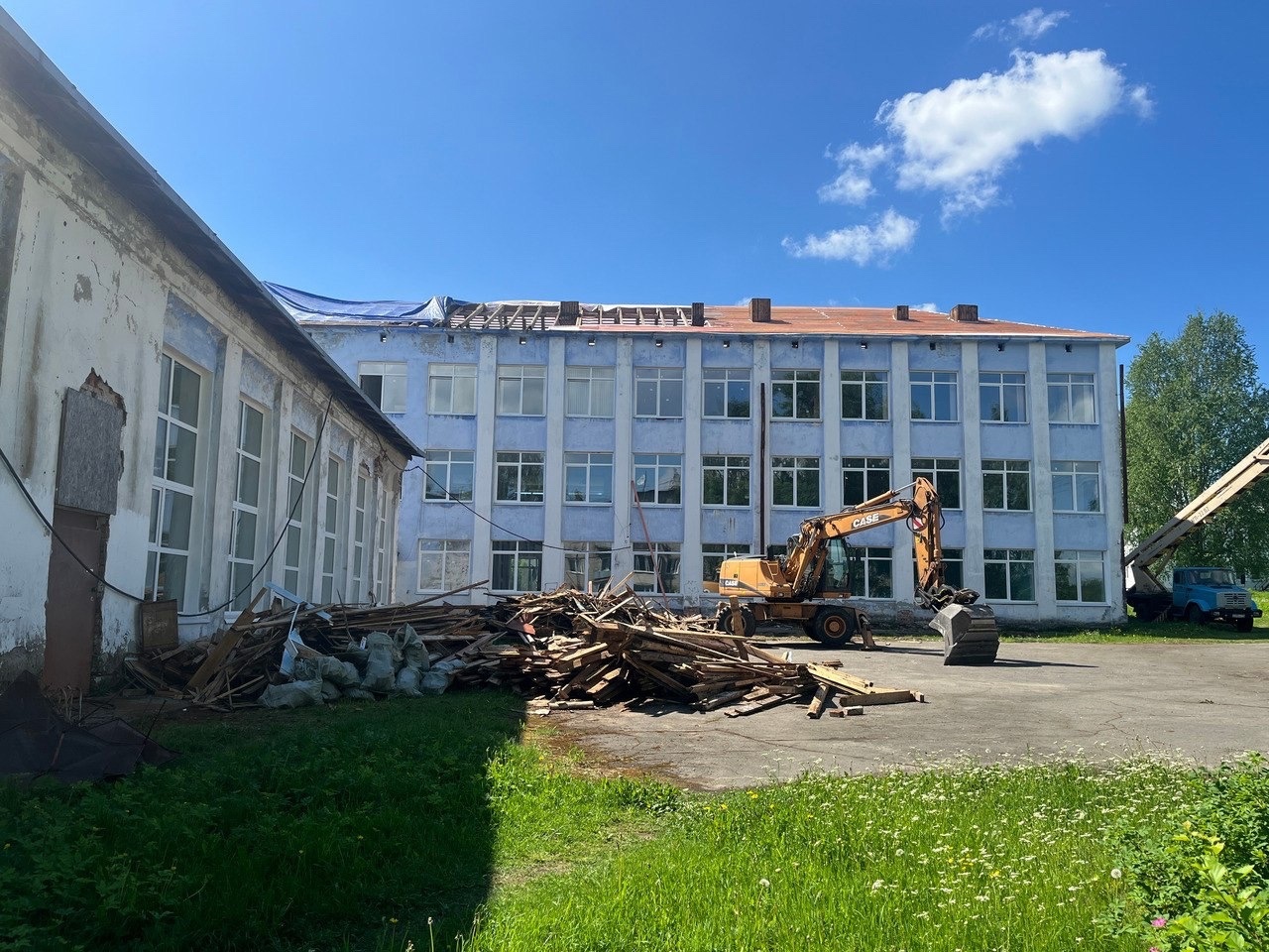 В рамках федеральной программы в Карелии ремонтируют Вяртсильскую школу