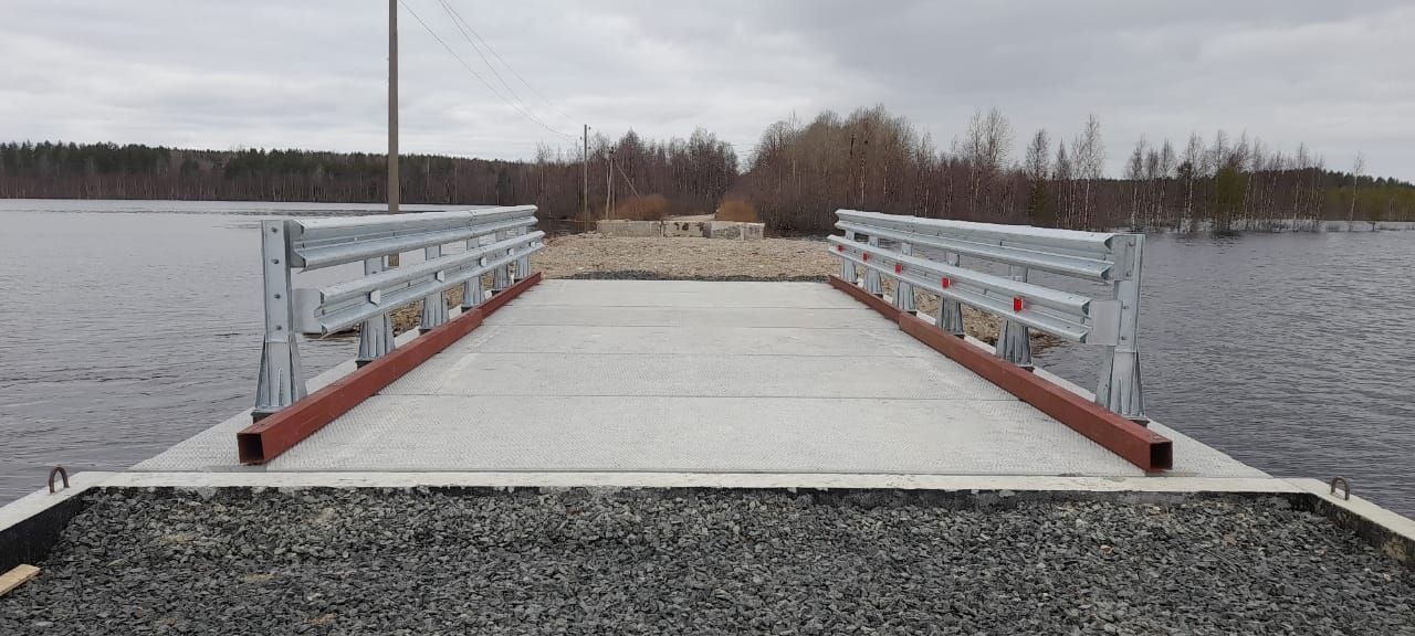 В Суоярвском районе подходит к концу реконструкция моста 