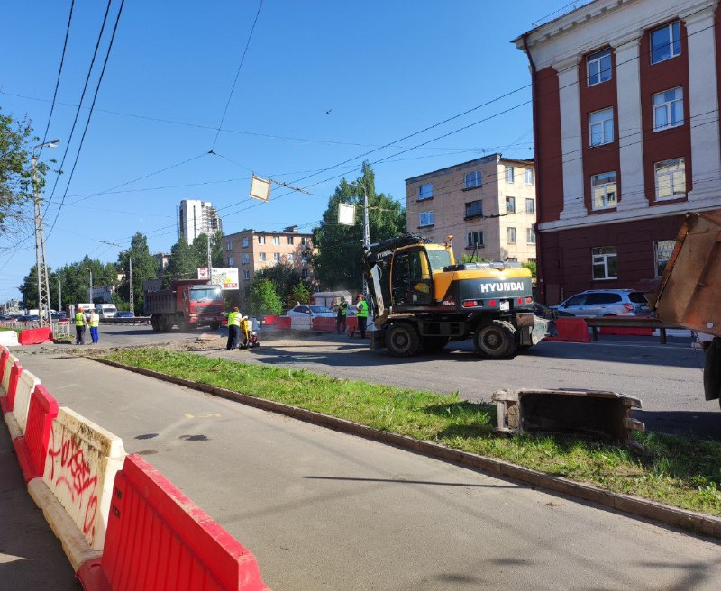 В Петрозаводске продолжается модернизация тепловых сетей на улице Шотмана