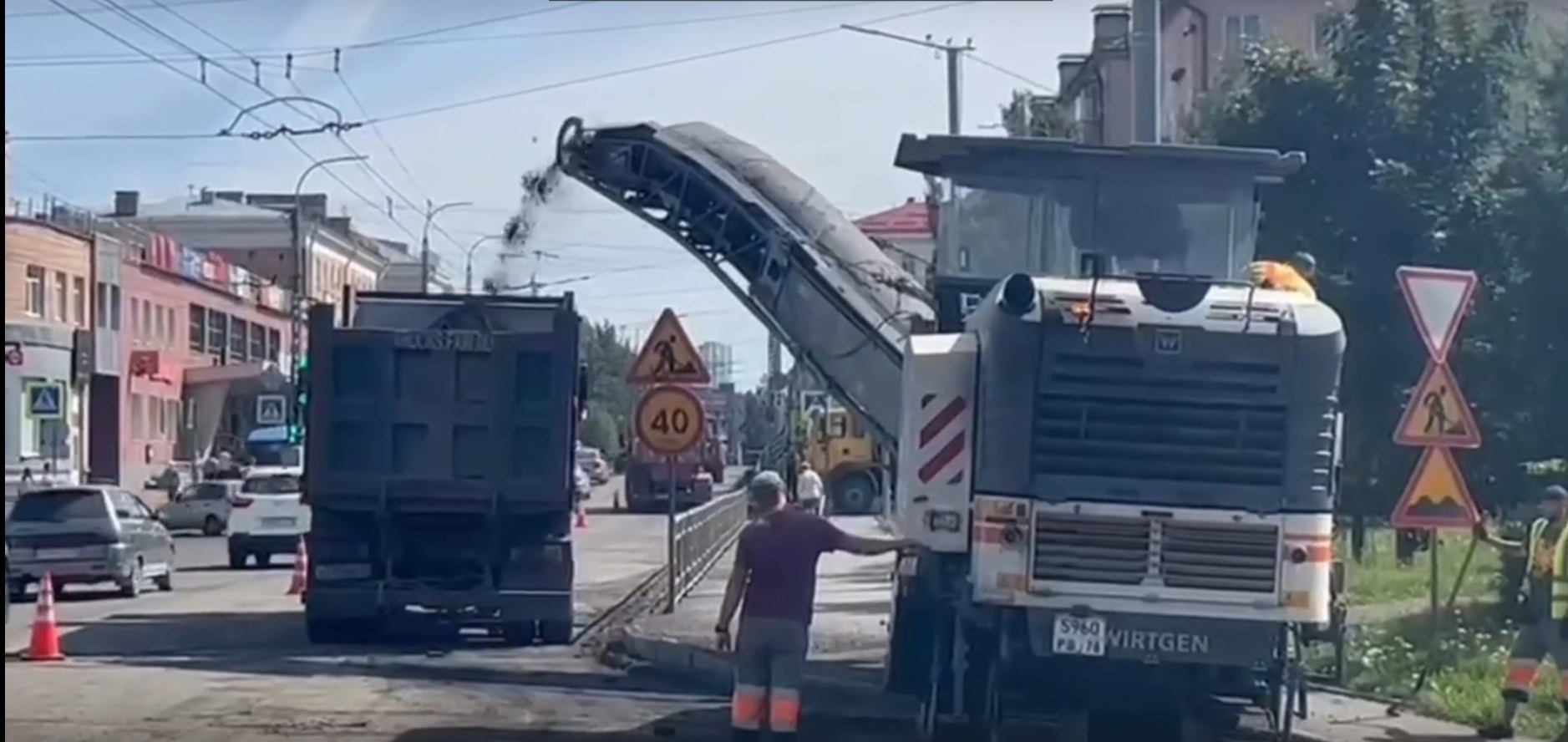 В Петрозаводске начался ремонт дорожного покрытия на улице Антикайнена
