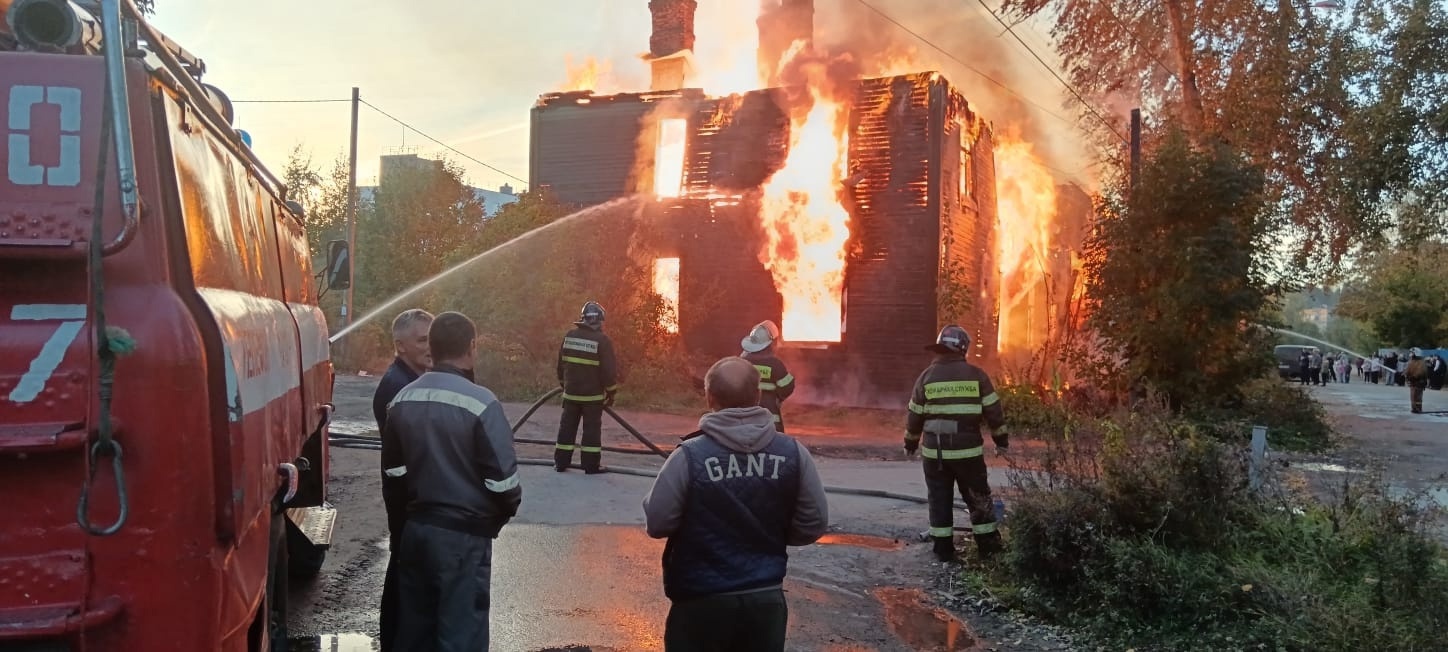 Пожар в Лахденпохье: последние новости