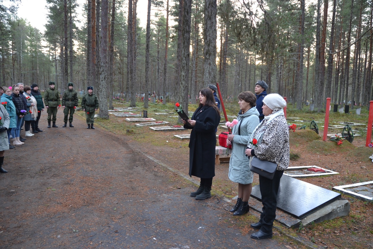 В поселке Калевала перезахоронили останки воинов Рабоче-крестьянской Красной армии