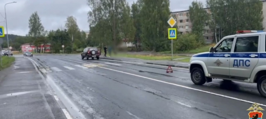 Женщину сбили на пешеходном переходе в Медвежьегорске