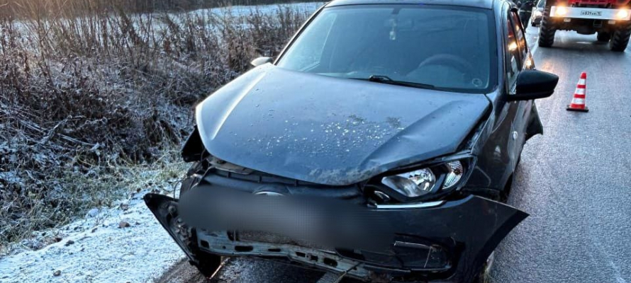 Автомобиль вылетел в кювет в Пудожском районе