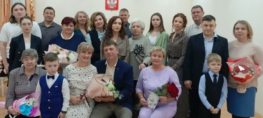 Супруги Гильди из Кондопоги отметили серебряную свадьбу