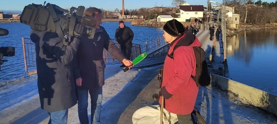 На НТВ покажут сюжет о скандальном сортавальском мосте