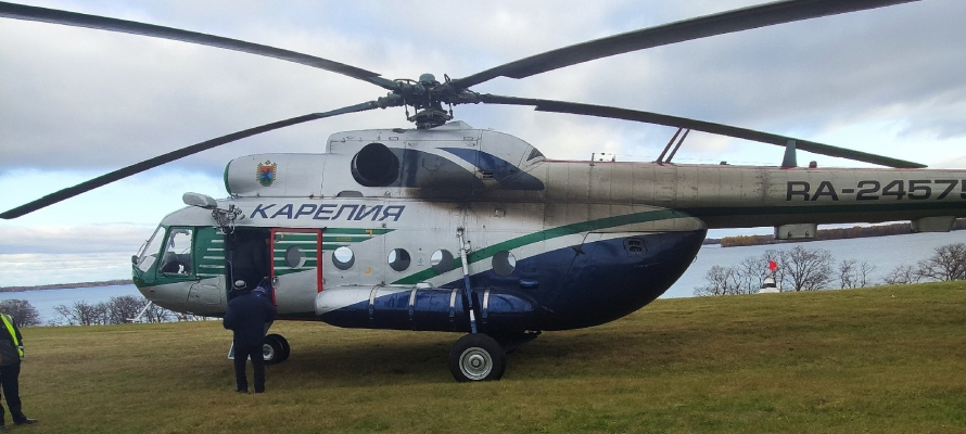 Авиасообщение между Петрозаводском и Сенной Губой не могут запустить из-за поломок вертолета