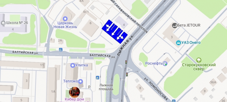 В Петрозаводске изменится организация движения на одном из перекрёстков