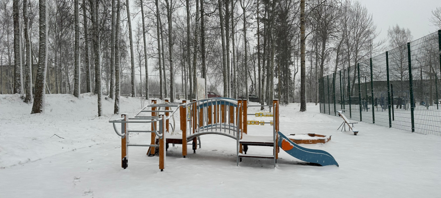 Новое общественное пространство благоустроили в парке Удега на Птицефабрике