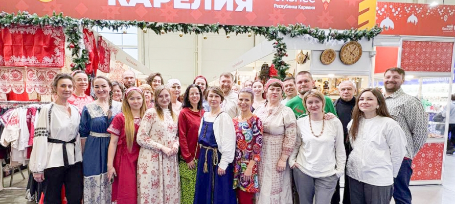 Карельские мастера принимают участие во всероссийской выставке в Москве