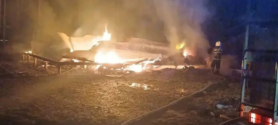 Дача сгорела в СНТ в Карелии