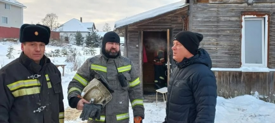 Квартира загорелась в жилом доме в городе Сортавала